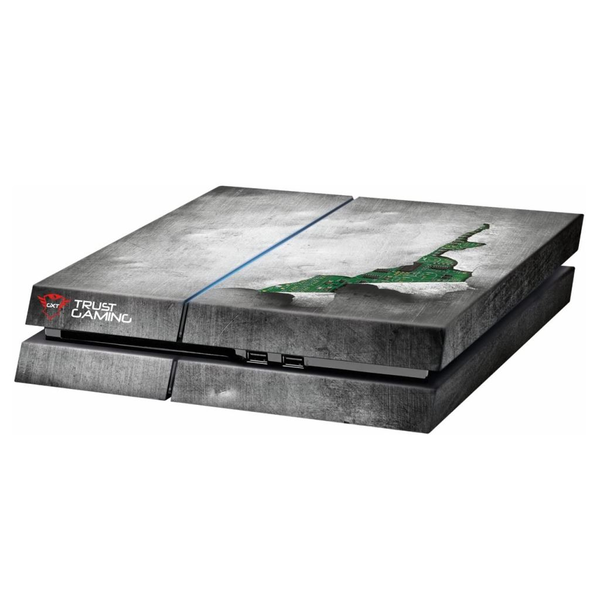 Trust GXT 747-P PS4 konzol design matrica szürke-zöld (21636)