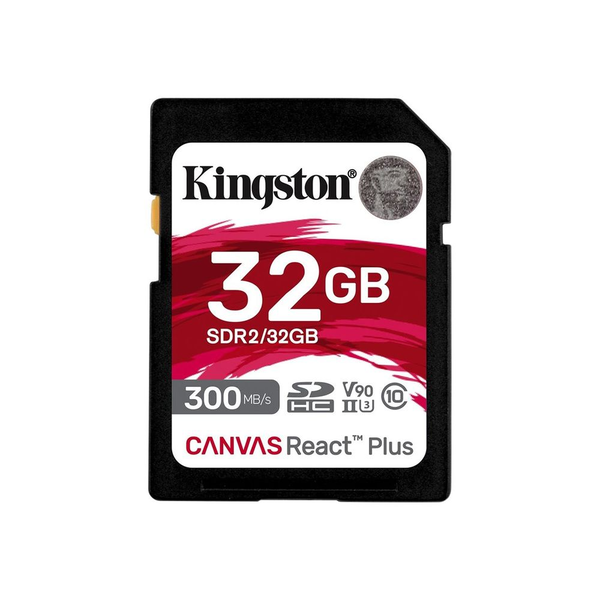 Kingston Technology Canvas React Plus 32 GB SD UHS-II Clase 10