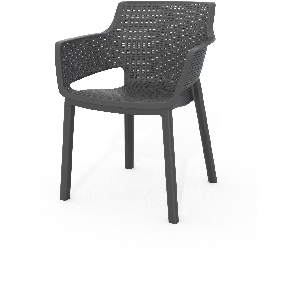 KETER Eva kerti karosszék, grafit (247234)