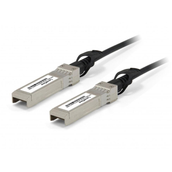 LevelOne DAC-0105 InfiniBand og fiberoptisk kabel 5 m SFP+ Sort, Rustfrit stål