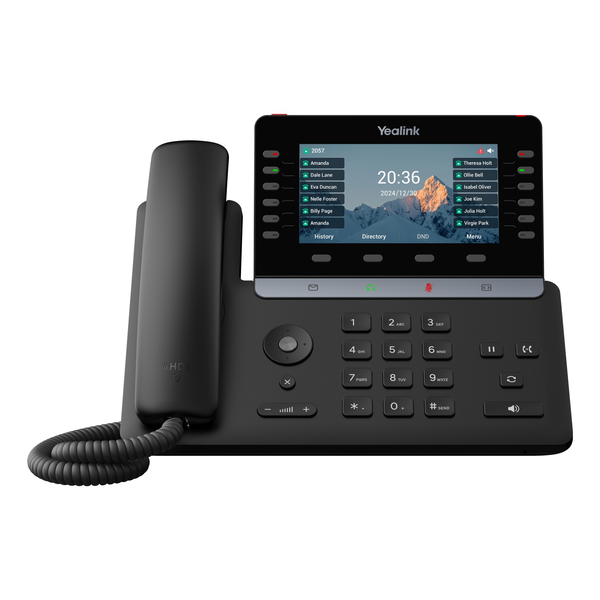 Yealink T85W telefono IP Nero LCD Wi-Fi