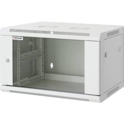Intellinet 711890 шкаф за монтиране на апаратура 12U Поставка монтирана в стена Сив