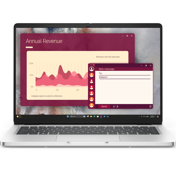 DELL Pro PC14250 Intel Core Ultra 7 255U Ноутбук 35,6 см (14") Full HD+ 16 GB DDR5-SDRAM 512 GB SSD Wi-Fi 6E (802.11ax) Windows 11 Pro Чешки, Словашки език Сребърен