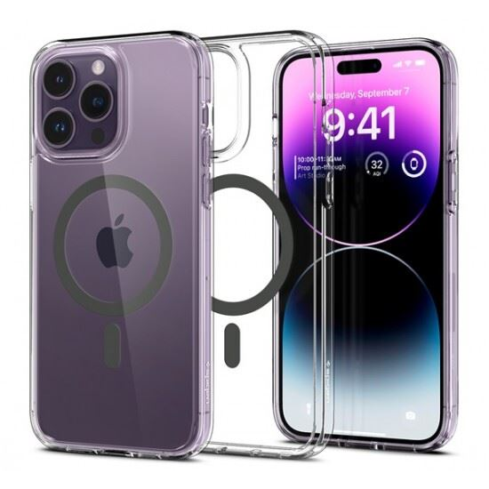 Spigen Ultra Hybrid Mag Apple iPhone 14 Pro Max Graphite MagSafe tok szürke (ACS04826) (ACS04826)