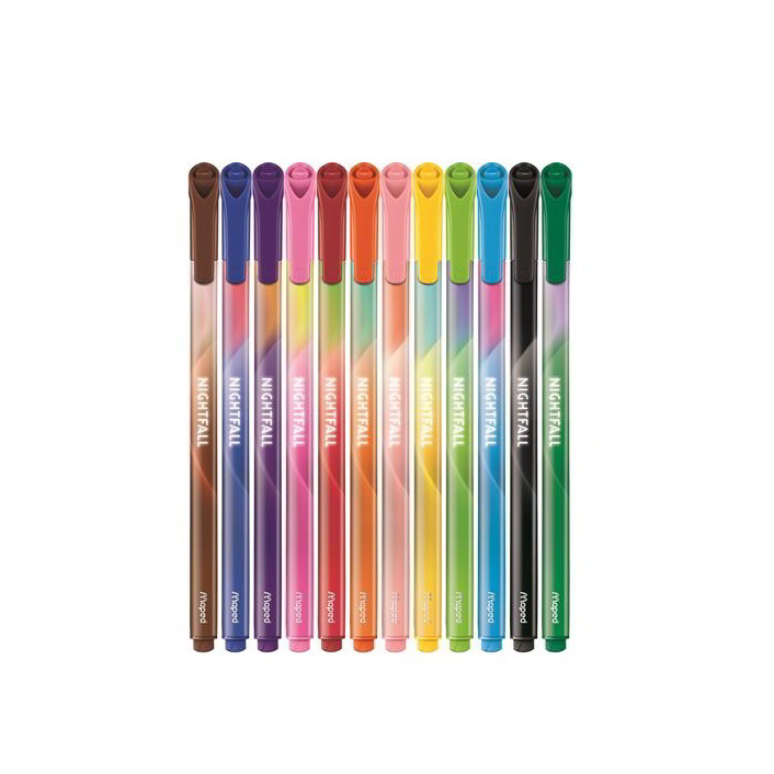 Maped Nightfall Filctoll készlet - Vegyes színek (12 db / csomag) (844400)