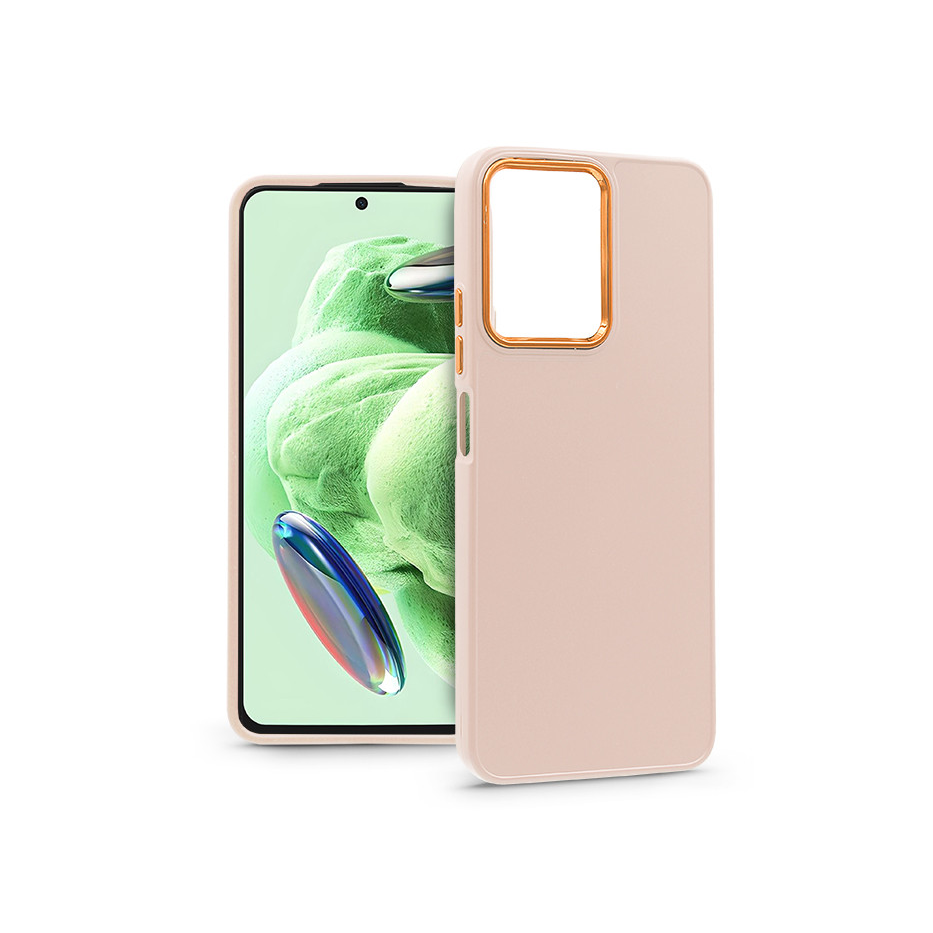 Xiaomi Redmi Note 12 5G/Poco X5 5G szilikon hátlap - Frame - pink (PT-6701)