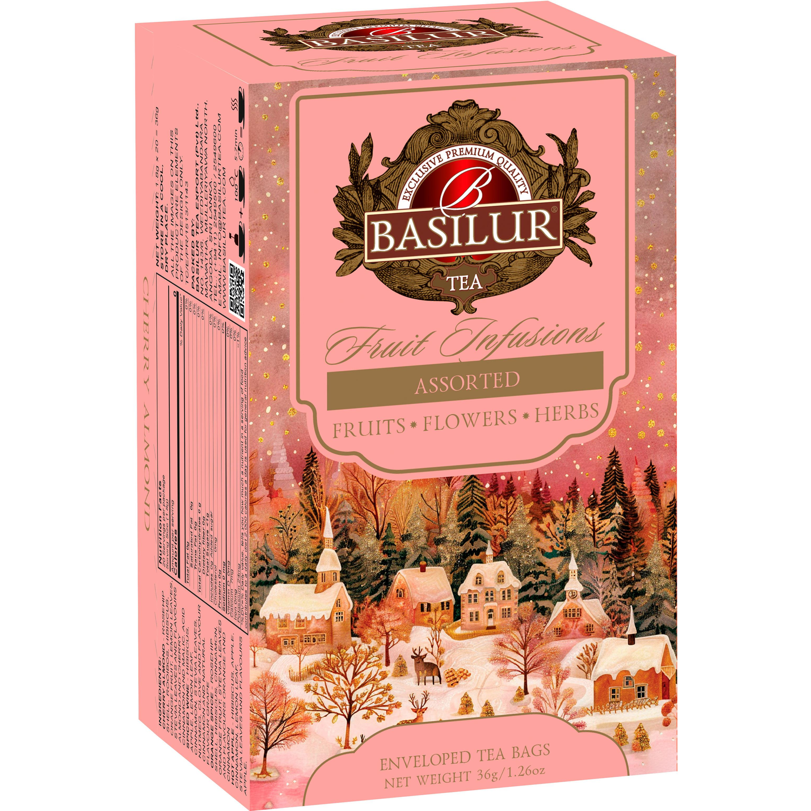 BASILUR Christmas Fruit Assorted 20 × 1,8 g, csomagolt (4792252949638)