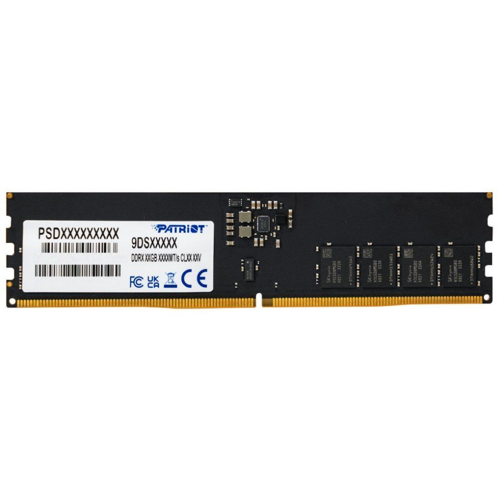 Patriot Signature 16GB DDR5 6400MHz CL52 Single Desktop RAM (PSD516G64081C)