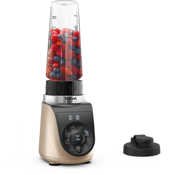 Tefal Blend Up BL190AF0 blender 0,85 l Blender voor op aanrecht 1000 W Beige, Zwart, Transparant