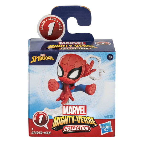 SPIDER MAN MIGHTY VERSE SERIES 1 SPIDER MAN FIGURINE 6CM