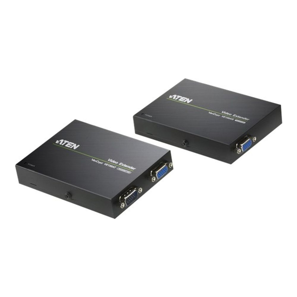 ATEN VE150A-AT-G extensor audio/video Transmisor y receptor de señales AV Negro
