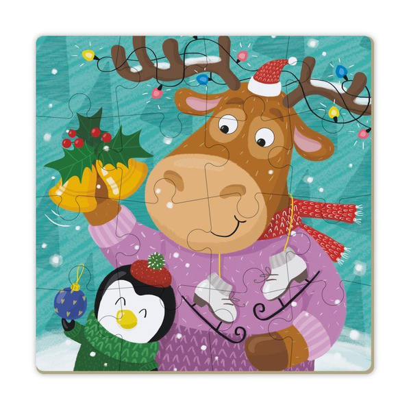 Пъзел Dodo Оцветяване, 16 части, 3+ години, Многоцветен