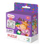 Пъзел Dodo Оцветяване, 16 части, 3+ години, Многоцветен