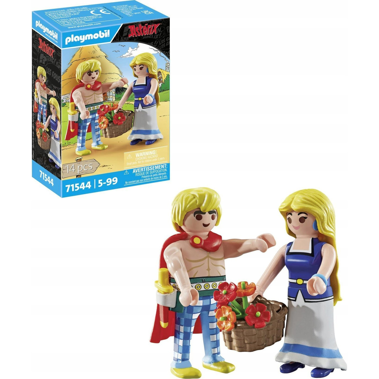 Playmobil 71544 Asterix - Tragicomix és Falbala figura (GXP-930766)