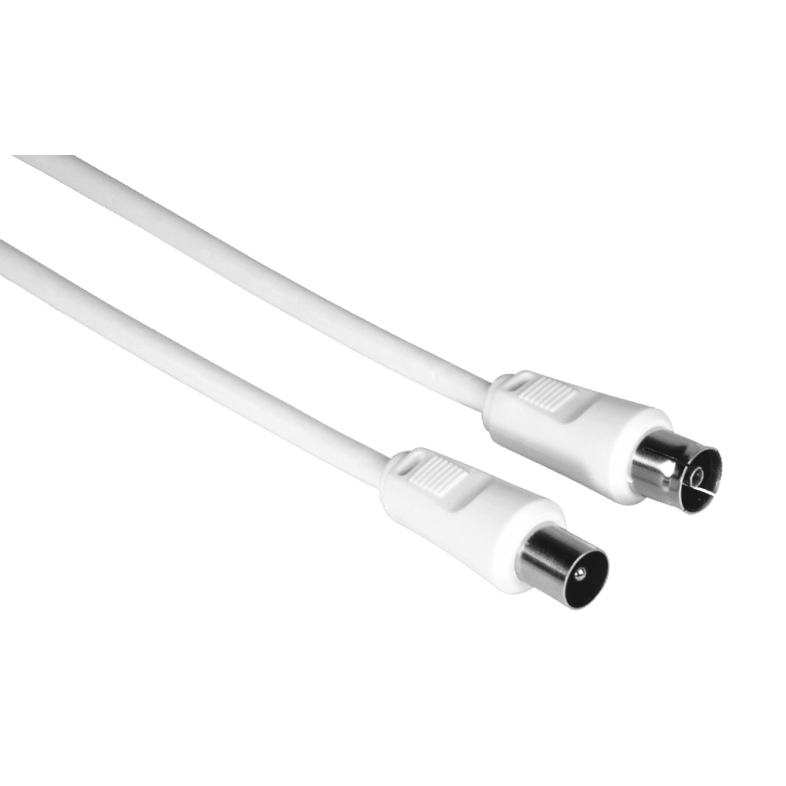 Hama 00205030 koax kábel 5 M Koaxális Fehér (205030)