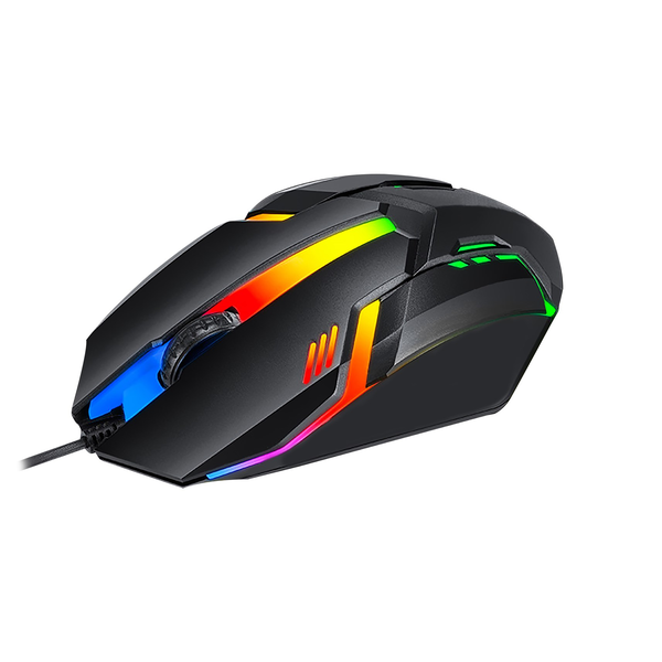 Mouse pentru jocuri cu fir Vakoss TM-5133K RGB 1000 DPI - Negru