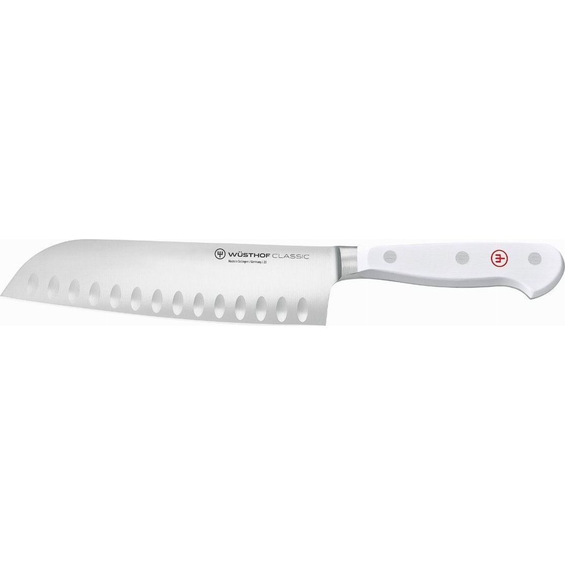 Classic White Konyhakés Santoku 17 cm Bordázott Díszdobozban (W-1040231317)