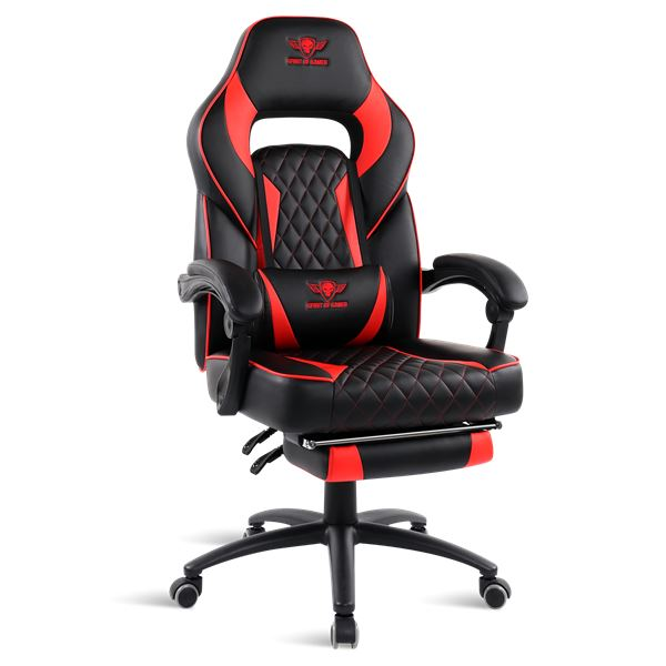 Spirit of Gamer Mustang Gaming Szék Fekete/Piros (SOG-GCMRE)