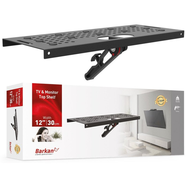 Barkan Nakładka Półka na Telewizor pod Dekoder Tuner Pilot Router 305x120mm