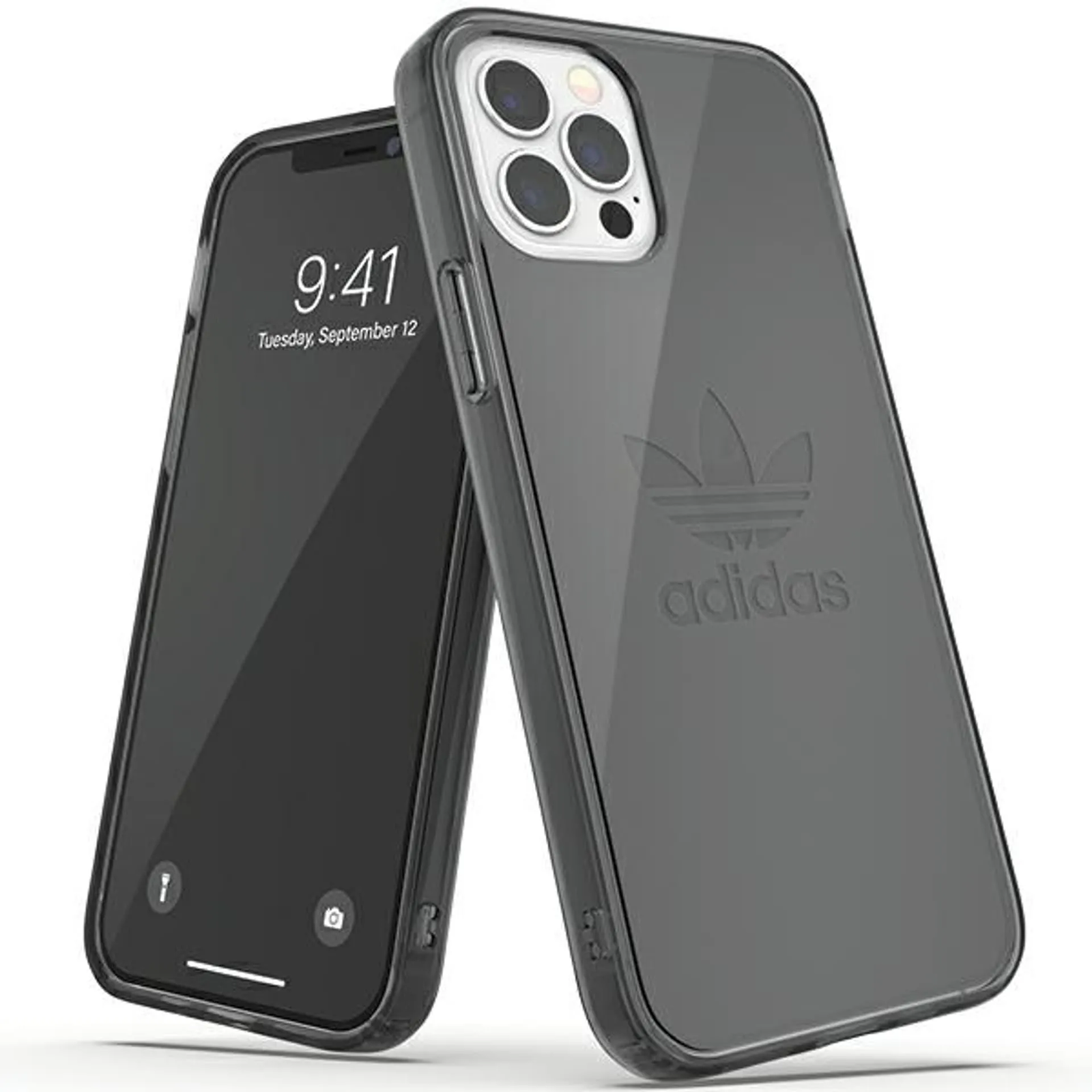 Adidas OR Protective Apple iPhone 12/12 Pro Tok - Áttetsző/Fekete (42385)