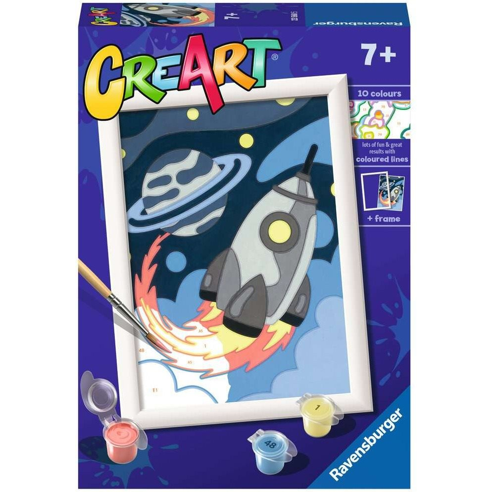 Ravensburger 236190 CreArt Space Rocket 236190 CreArt űrrakéta (4005556236190)