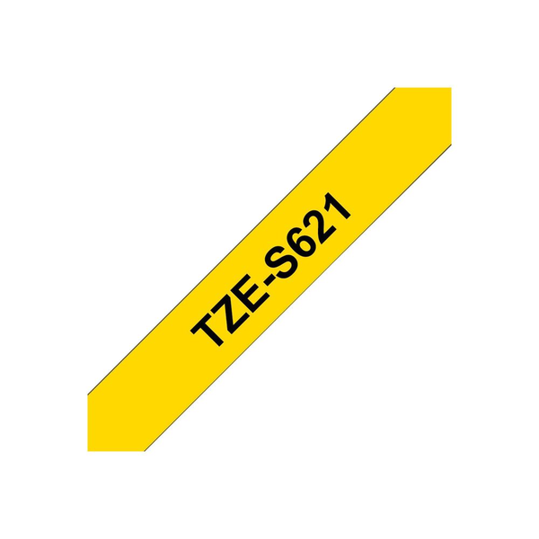 Brother laminated tape TZe-S621 - Black on yellow