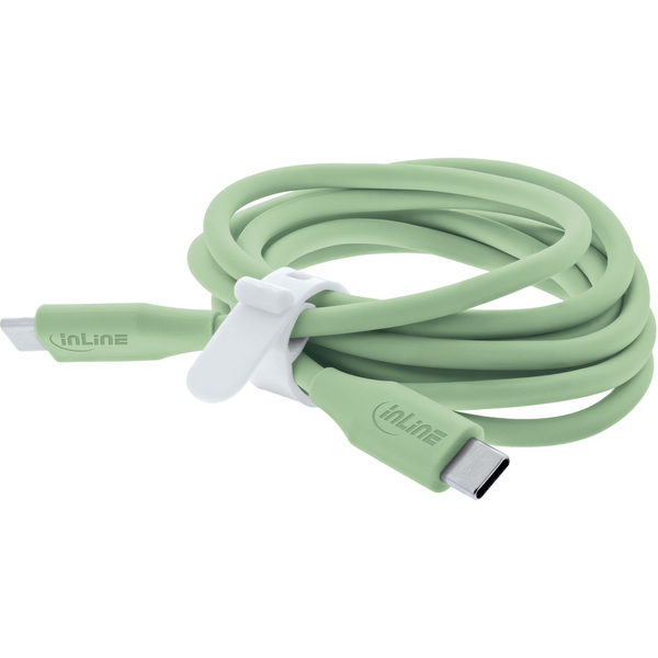 InLine 35891G cable USB USB 2.0 1 m USB C 0,48 Gbit/s 100 W Verde