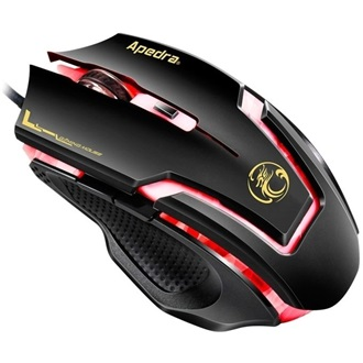 iMICE A9 vezetékes optikai gaming egér 3200 DPI fekete (6920919256159)