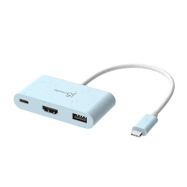 j5create JCA379EC-N hálózati csatlakozó USB C-típus 5000 Mbit/s Cián