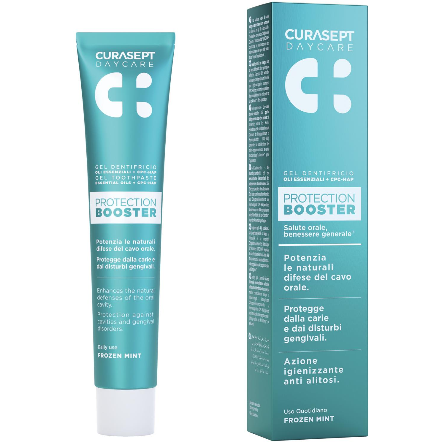 CURASEPT Daycare Booster Frozen mint 75ml (8056746073282)