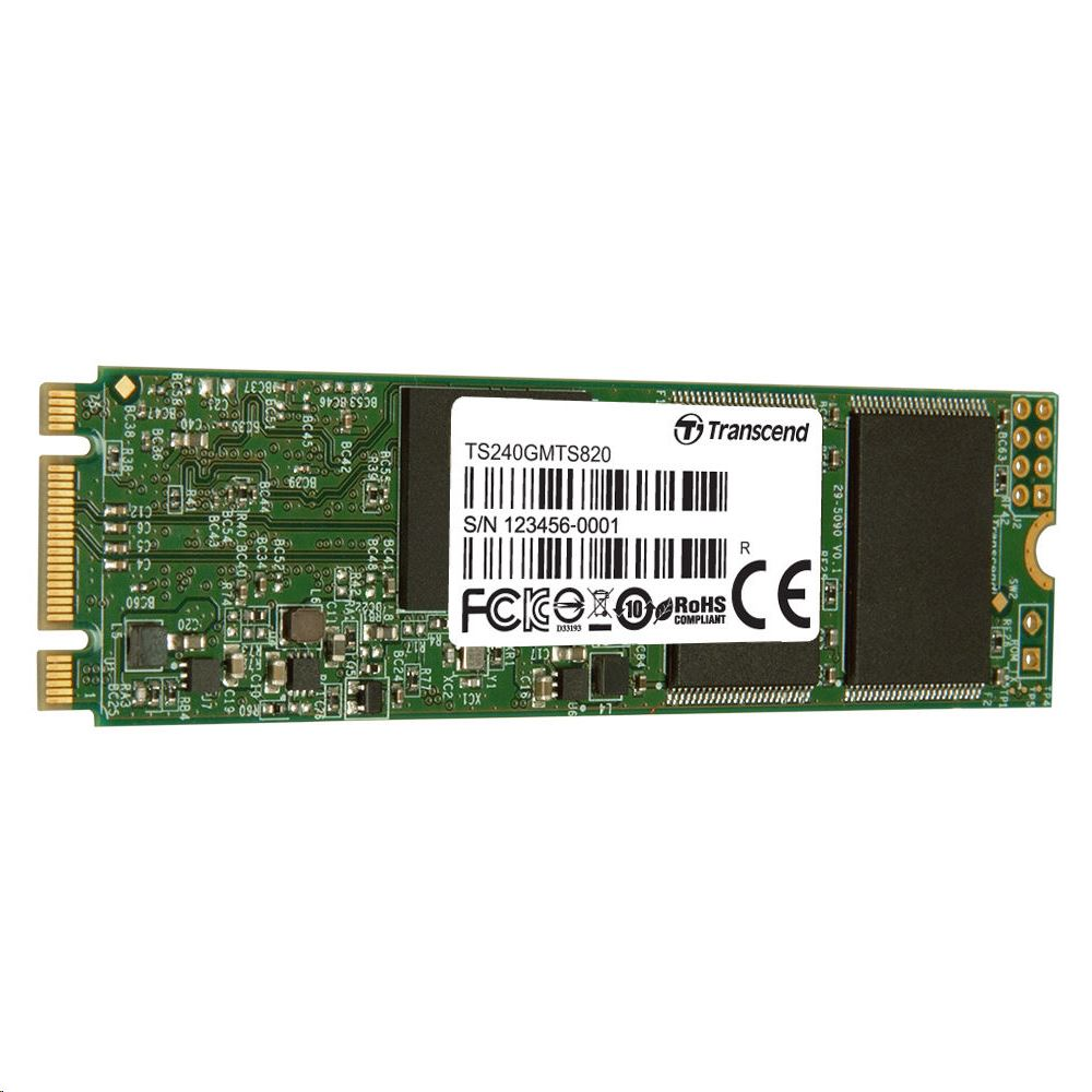 Transcend MTS820 240GB M.2 2280 SSD meghajtó (TS240GMTS820S)
