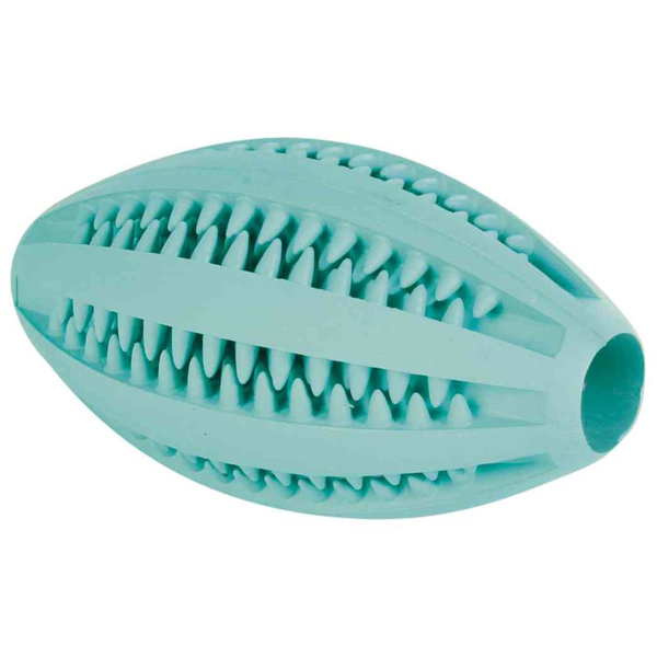 Trixie Dentafun fogtisztító Rugby labda kutyáknak 11cm - Menta