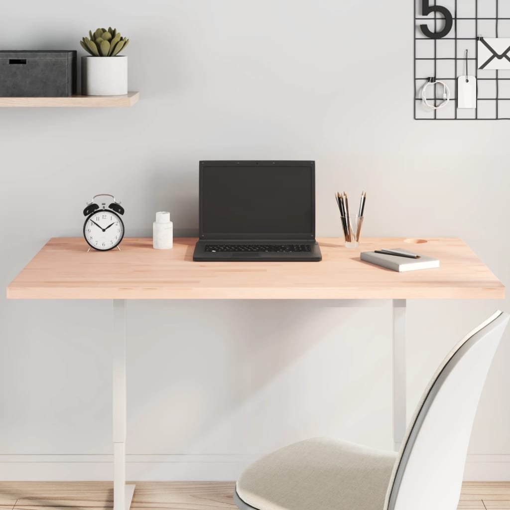 tömör bükkfa íróasztallap 110 x 60 x 2,5 cm (356072)