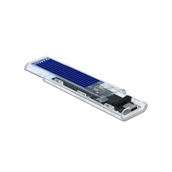 DeLOCK 42620 M.2 USB Type-C Külső SSD ház - Ezüst