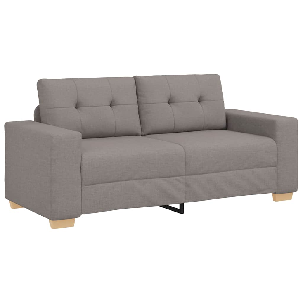 tópszínű szövet loveseat kanapé 140 cm (4105084)