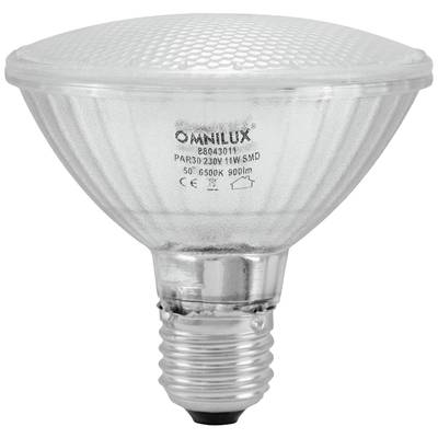 Omnilux 88043011 LED EEK F (A - G) E27 10 W Hidegfehér (Ø x H) 95 mm x 92 mm 1 db (88043011)
