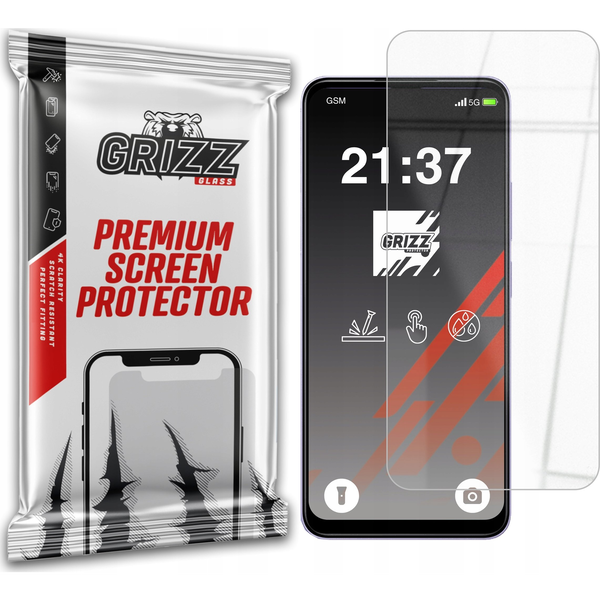  GrizzGlass Szkło hybrydowe GrizzGlass HybridGlass do Xiaomi Redmi 14R