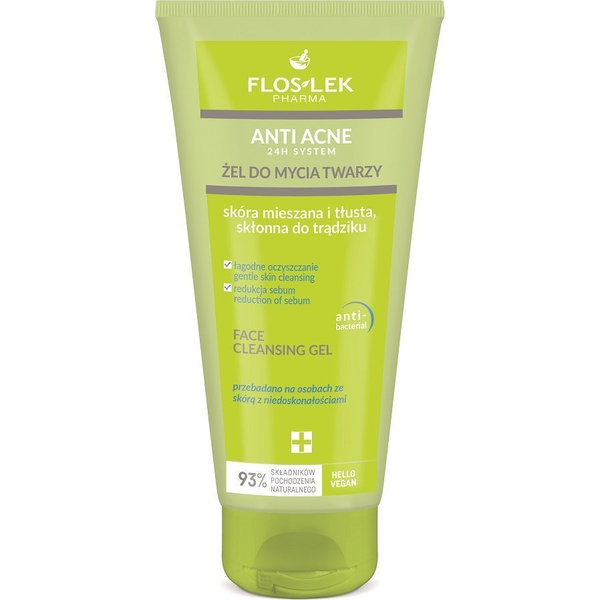Floslek Anti Acne 24h System żel do mycia twarzy 200ml