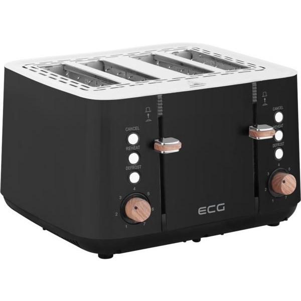 Тостер ECG ST 4768 Timber Black