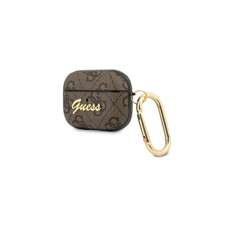 Guess 4G Script Metal Apple AirPods Pro tok - Barna/Mintás (GUE001432-0)