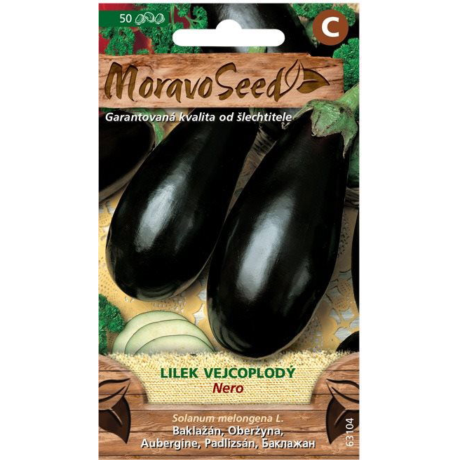 MORAVOSEED Padlizsán lila NERO (1565mm)
