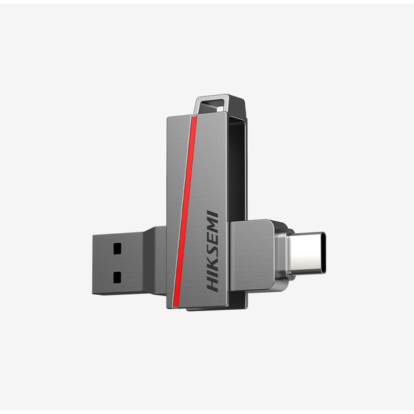 Hiksemi E307C U3 USB 3.2/Type-C 32GB Pendrive - Szürke