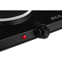 Двоен електрически котлон ECG EV 2512 Black, 2500W, Черен