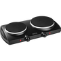 Двоен електрически котлон ECG EV 2512 Black, 2500W, Черен