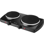 Двоен електрически котлон ECG EV 2512 Black, 2500W, Черен