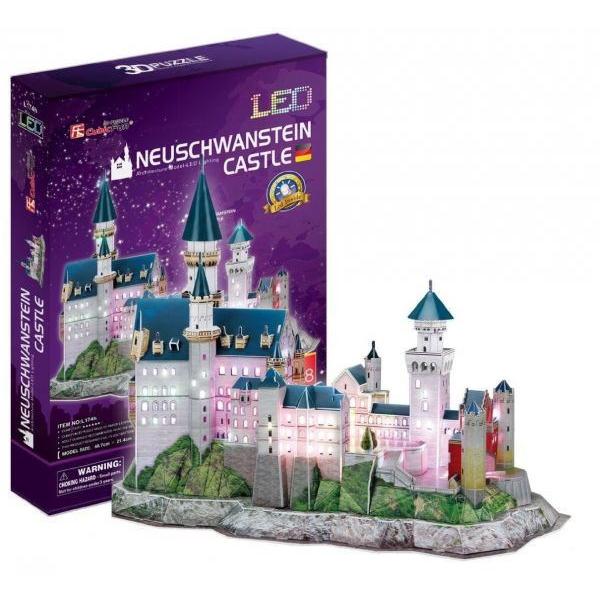 Van der Meulen Neuschwanstein Castle 3D puzzle 128 kusů Budovy