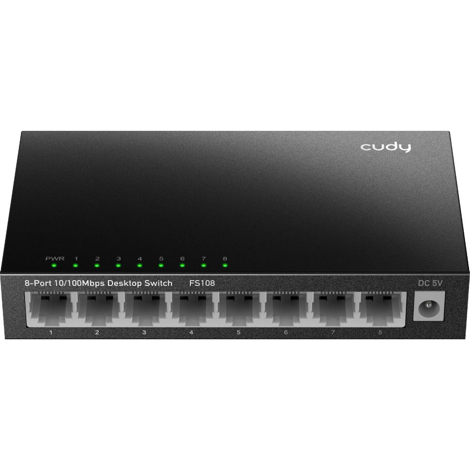 CUDY 8-Port 10/100 Mbps Desktop Switch (FS108)