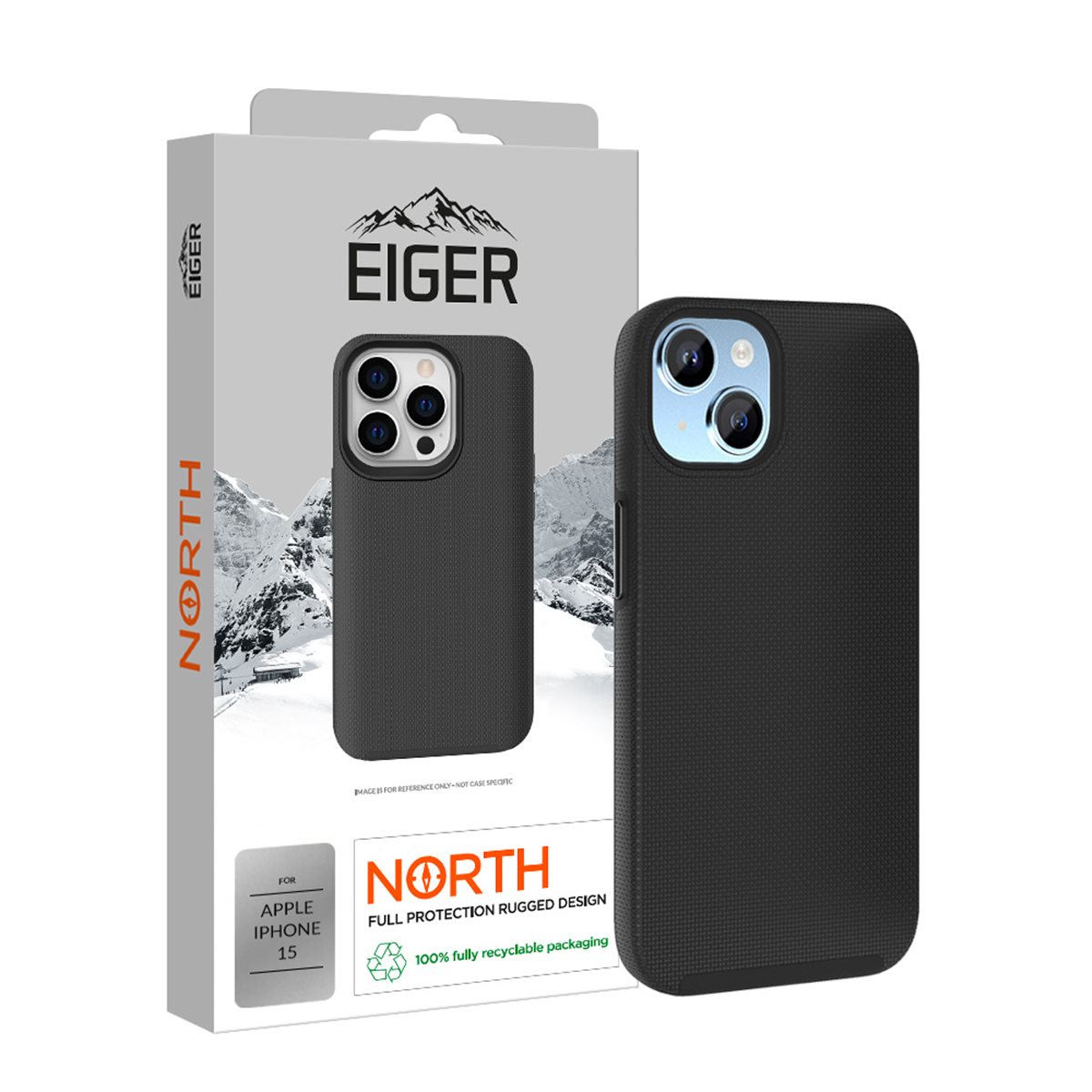 Eiger North Apple iPhone 15 Tok - Fekete (EGCA00467)