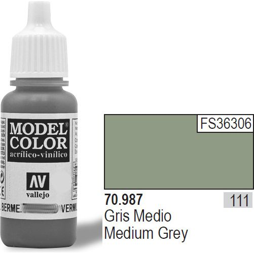 Vallejo Model Color Medium Grey Akrilfesték 70987 (70987)