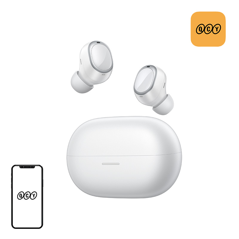 Слушалки QCY MeloBuds A30, бели
